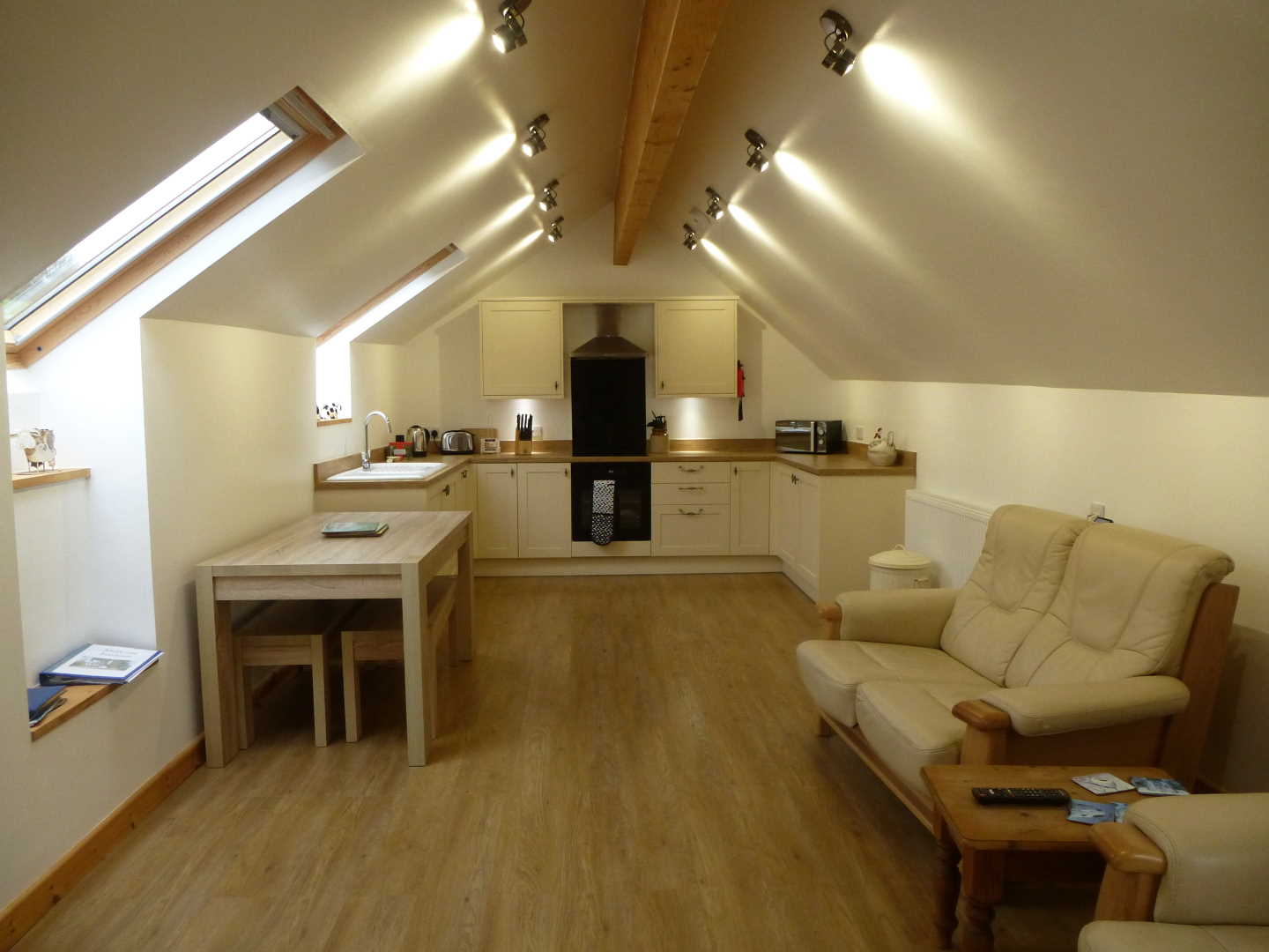 A view of the lounge area