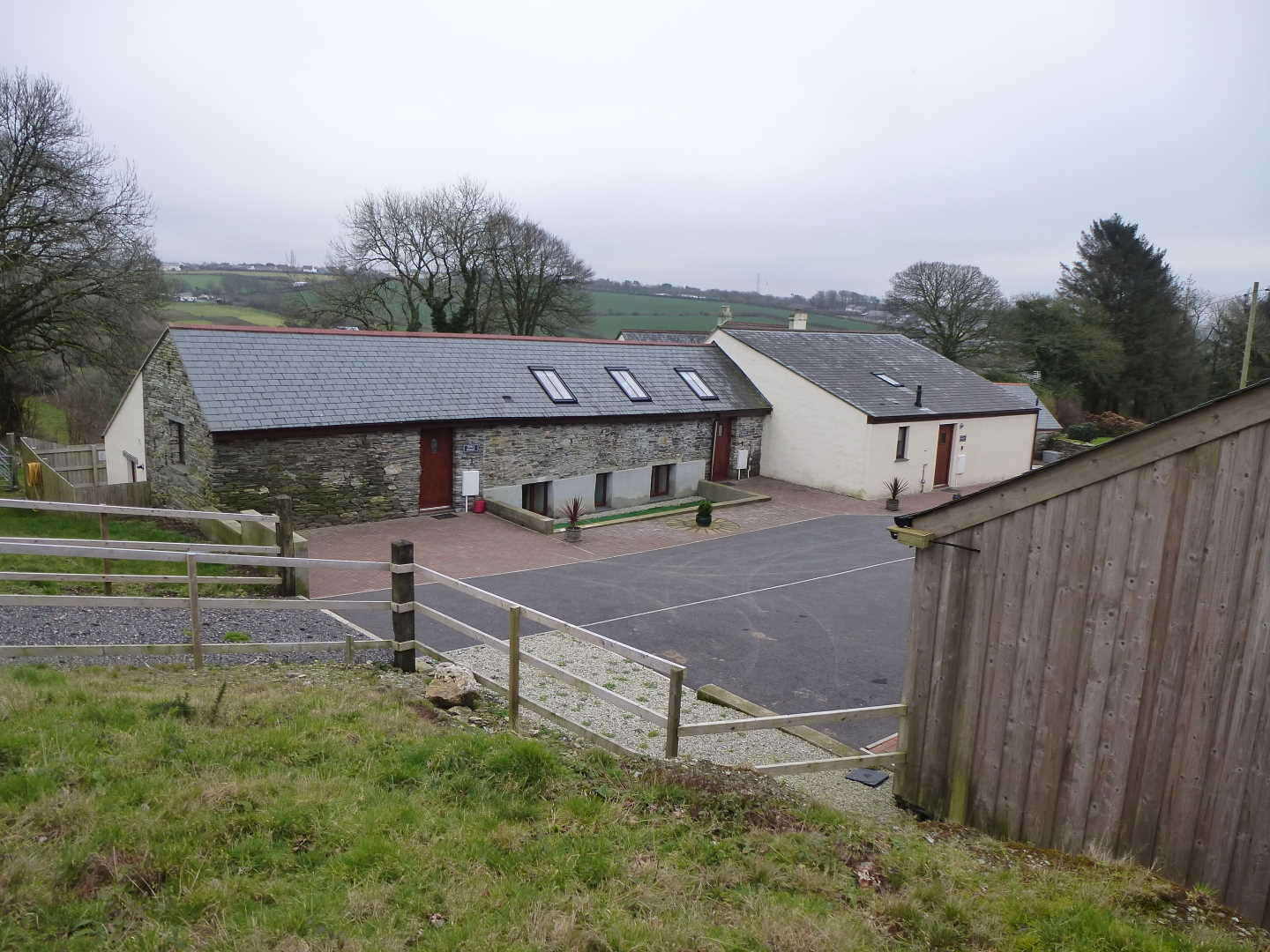 The outside of the building
